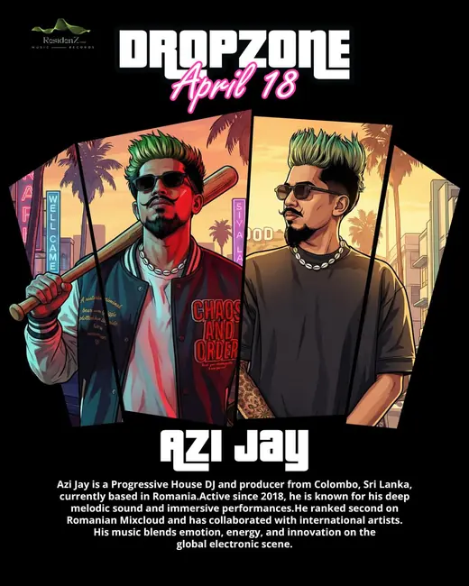 Flyer for Dropzone · Azi Jay