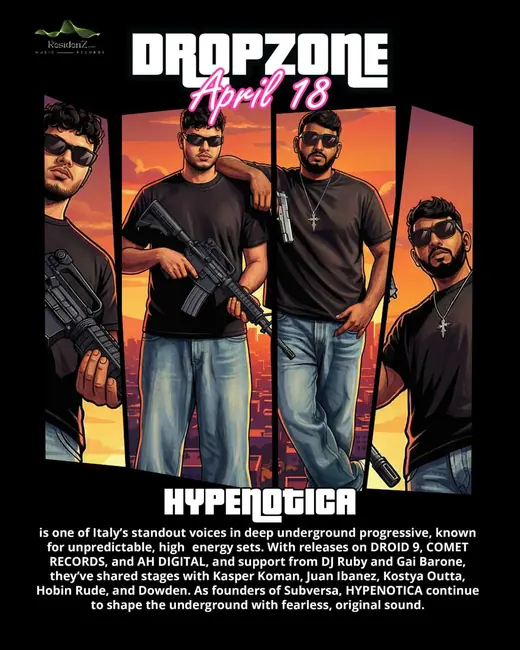 Flyer for Dropzone · Hypenotica