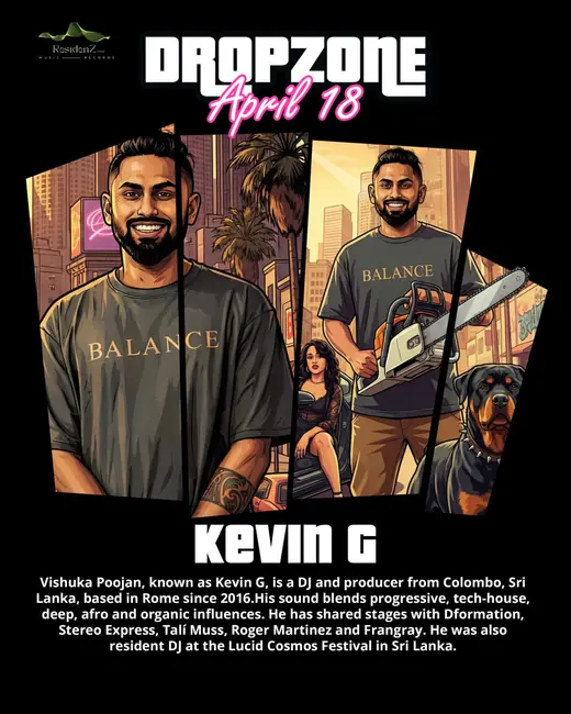 Flyer for Dropzone · Kevin G