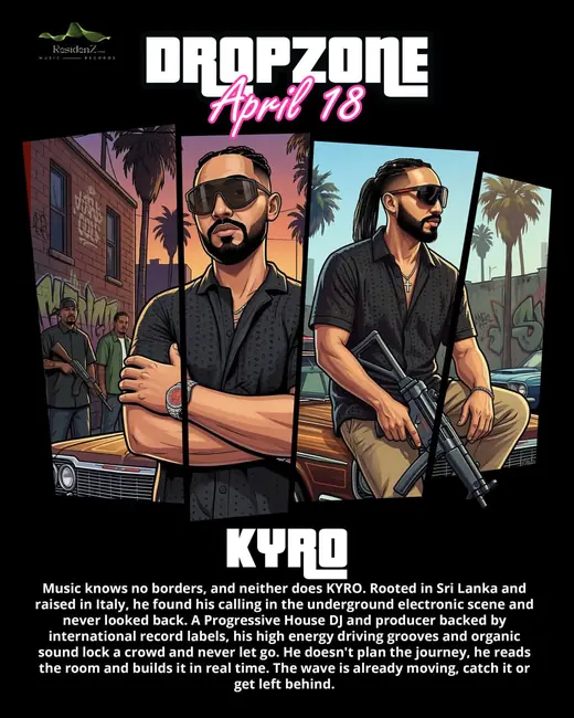 Flyer for Dropzone · Kyro