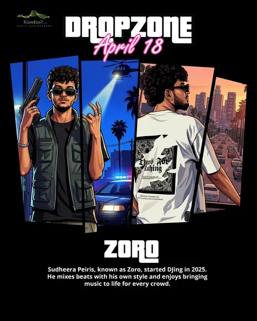 Flyer for Dropzone · Zoro