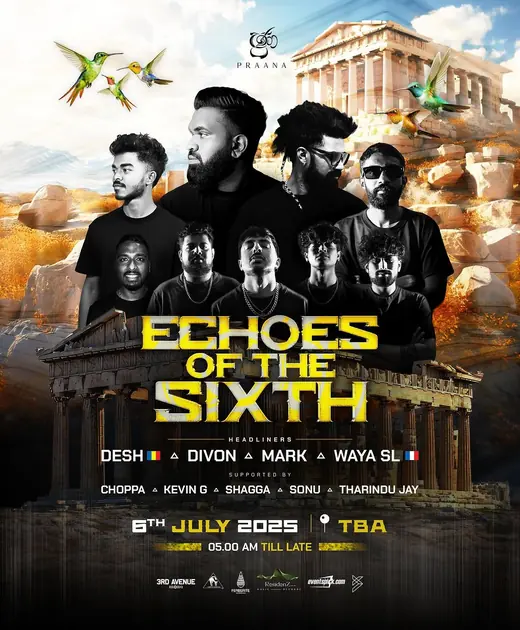 Flyer for Echoes of the Sixth