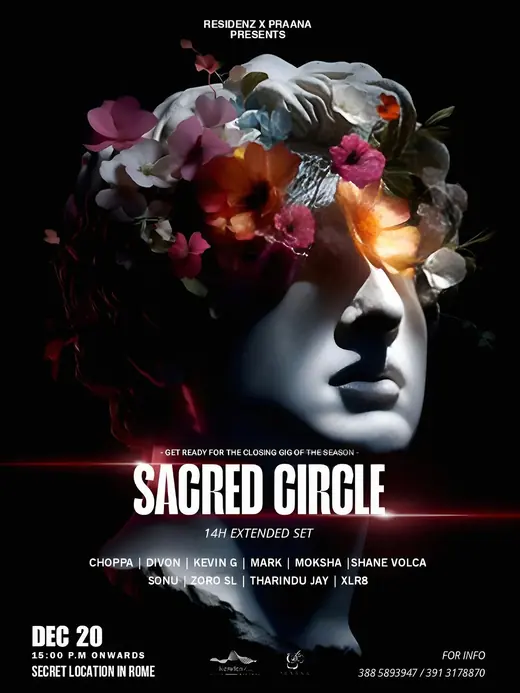 Flyer for Sacred Circle
